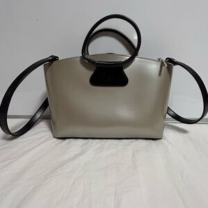 Chic Tan and Black Women's Shoulder Bag